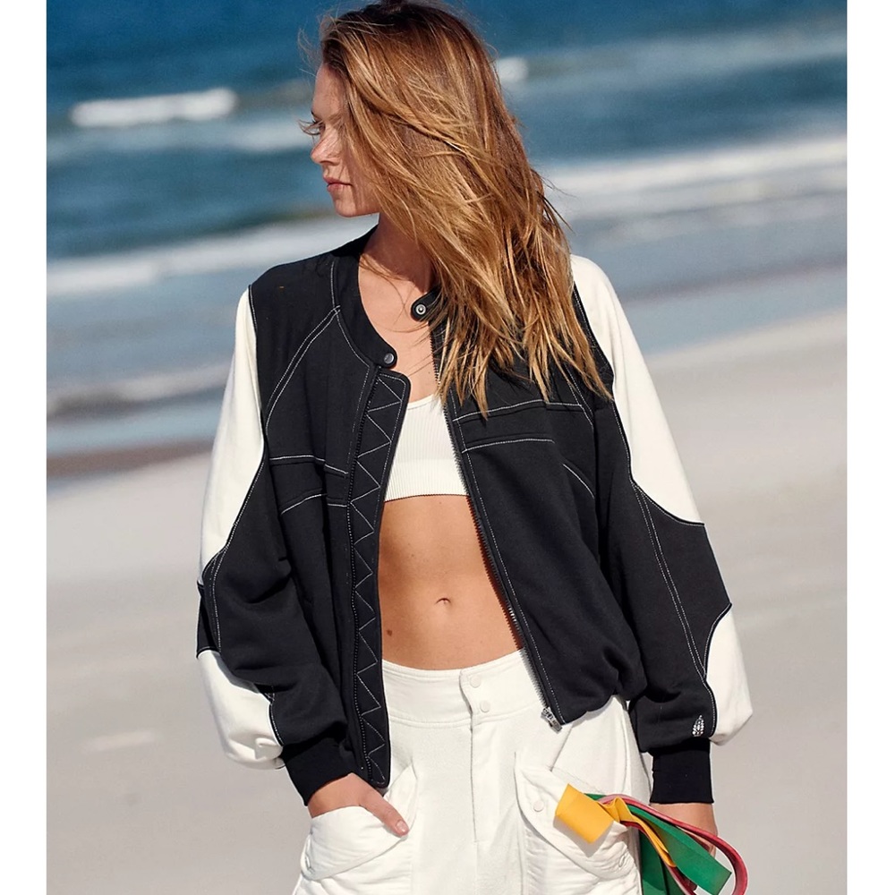 Free People Movement Ready Set Zip Up